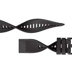 SILIKONSKA ZA GARMIN 26MM FENIX 3 / 5X / 3HR / 5X PLUS / 6X / 6X PRO / 7X DOOP DISCOVERER CRNA