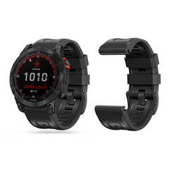SILIKÓNOVÝ REMIENOK NA GARMIN 22MM FENIX 5 / 6 / 6 PRO / 7 DOOP EXPLORER 22MM BLACK