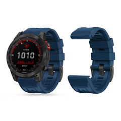 SILIKÓNOVÝ REMIENOK NA GARMIN 22MM FENIX 5 / 6 / 6 PRO / 7 DOOP EXPLORER 22MM NAVY BLUE