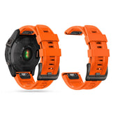 SILIKÓNOVÝ REMIENOK NA GARMIN 22MM FENIX 5 / 6 / 6 PRO / 7 DOOP EXPLORER 22MM ORANGE