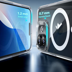 KRYT ESR CLASSIC HYBRID HALOLOCK MAGSAFE & TEMPERED GLASS IPHONE 16 CLEAR