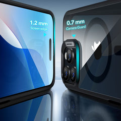 ESR CLASSIC HYBRID HALOLOCK MAGSAFE & OD STAKLA IPHONE 16 PRO PROZIRNA/CRNA