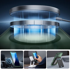 KRYT ESR CLASSIC PRO SET HALOLOCK MAGSAFE IPHONE 16 FROSTED GREEN