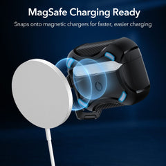 PUZDRO ESR CYBER ARMOR HALOLOCK MAGSAFE APPLE AIRPODS PRO 1 / 2 BLACK