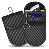 TECH-PROTECT KLR100 POUCH KEYLESS RFID SIGNAL BLOCKER CASE CARBON