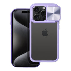 KRYT NA IPHONE 15 PRO HEYCASE CAMSHIELD PURPLE