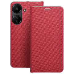 KNIŽNI ZA XIAOMI REDMI 13C / POCO C65 HEYCASE LUNA WALLET ČISTA CRVENA