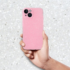 KRYT NA IPHONE 15 PRO HEYCASE GLITTER PINK