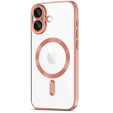 KRYT NA IPHONE 16 HEYCASE MAGSAFE MAG SHINE ROSE GOLD