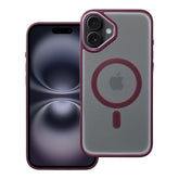 KRYT NA IPHONE 16 PLUS HEYCASE MAG MAGSAFE PLUM RED