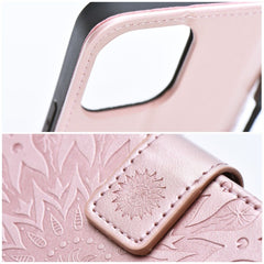 KRYT NA IPHONE 16 PRO MAX HEYCASE MEZZO WALLET MANDALA ROSE GOLD