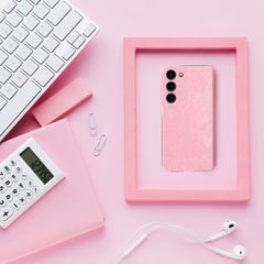 KRYT NA SAMSUNG A25 5G HEYCASE GLITTER PINK