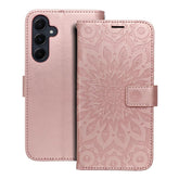 KRYT NA SAMSUNG GALAXY A15 4G / A15 5G HEYCASE MAGNET WALLET MANDALA ROSE GOLD