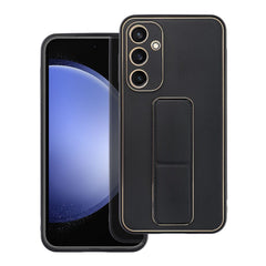 KRYT NA SAMSUNG S24 FE HEYCASE LEATHER STAND BLACK