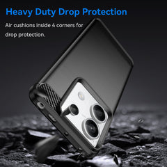 Kryt HeyCase Carbon Xiaomi Redmi Note 13 Pro Plus Black