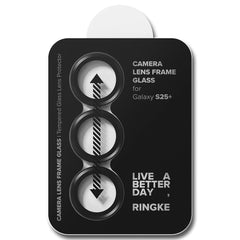 OCHRANNÉ TVRDENÉ SKLO PRE ŠOŠOVKU FOTOAPARÁTU RINGKE CAMERA FRAME PROTECTOR 2-PACK GALAXY S25+ PLUS BLACK