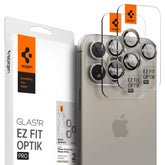 ZAŠTITA FOTOAPARATA SPIGEN OPTIK.TR ”EZ FIT” 2-PACK IPHONE 14 PRO / PRO MAX / 15 PRO / PRO MAX PRIRODNI TITAN