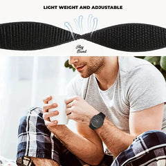 NYLONSKI REMEN ZA GARMIN 26MM FENIX 3 / 5X / 3HR / 5X PLUS / 6X / 6X PRO / 7X HEYBAND NYLON CRNA / NARANČASTA