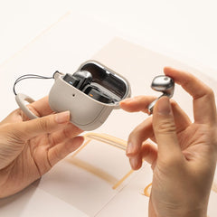 ZA SAMSUNG GALAXY BUDS 3 / 3 PRO RINGKE ONYX MAGNETIC MAGSAFE TOPLA SIVA