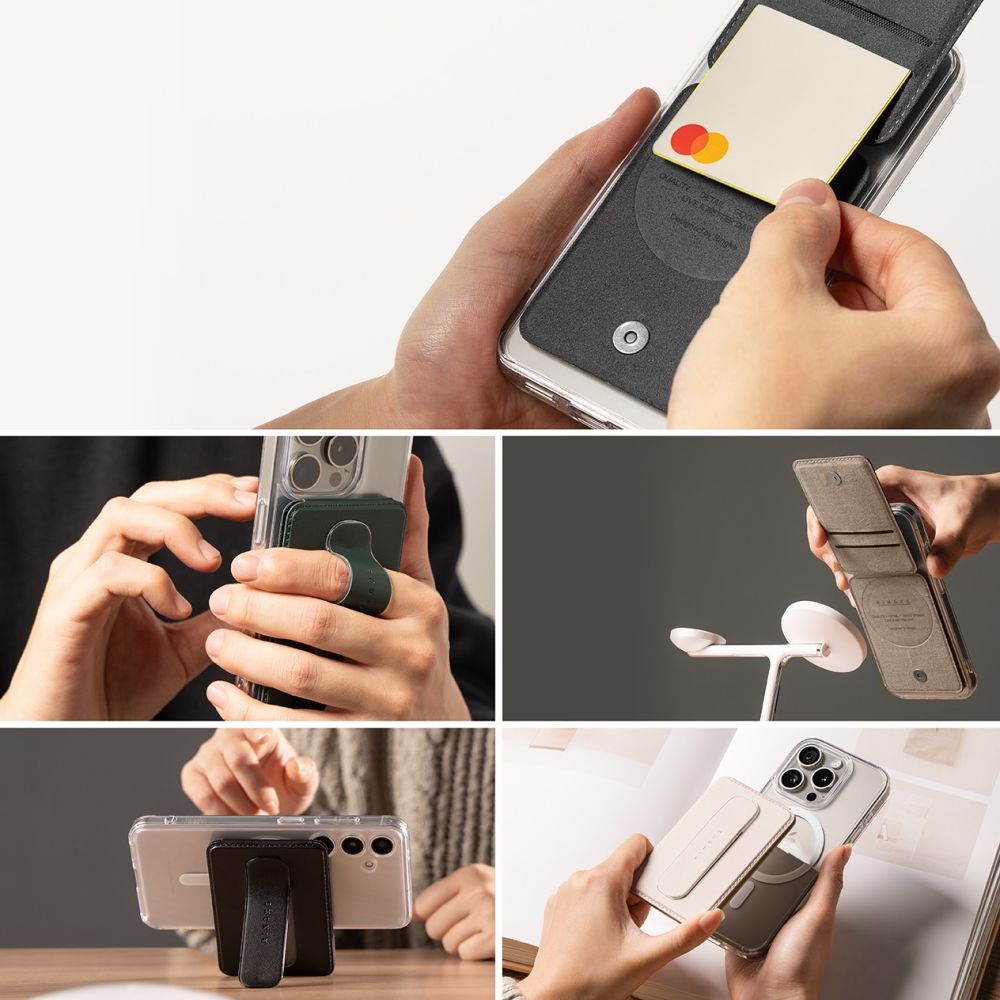 RINGKE WALLET SLIDE GRIP MAGSAFE UNIVERSAL MAGNETIC CARD HOLDER BLACK RINGKE WALLET SLIDE GRIP MAGSAFE UNIVERSAL MAGNETIC CARD HOLDER BLACK