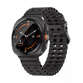SILIKONSKA ZA SAMSUNG GALAXY WATCH ULTRA (47 MM) HEYBAND SPORTY BLACK