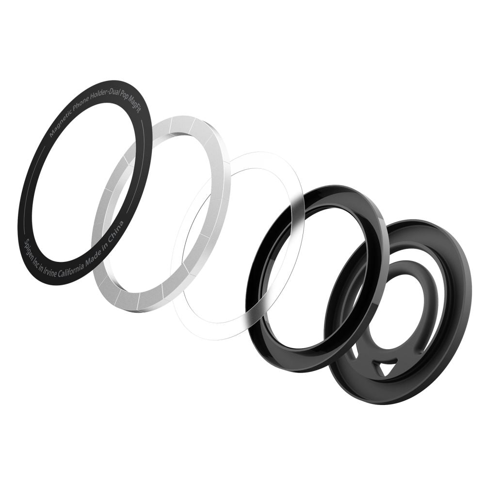 SPIGEN DUAL POP MAG MAGSAFE PHONE RING BLACK SPIGEN DUAL POP MAG MAGSAFE PHONE RING BLACK
