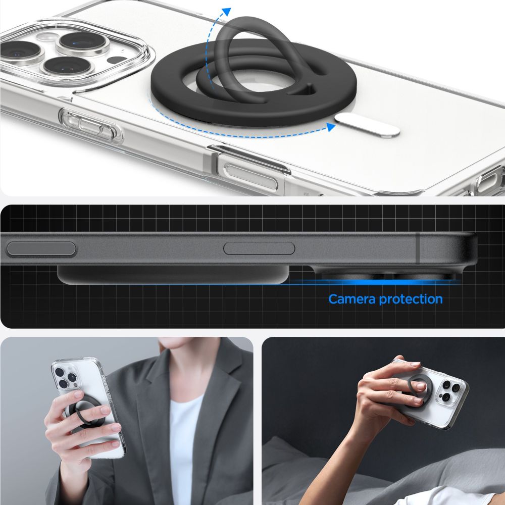 SPIGEN DUAL POP MAG MAGSAFE PHONE RING BLACK SPIGEN DUAL POP MAG MAGSAFE PHONE RING BLACK