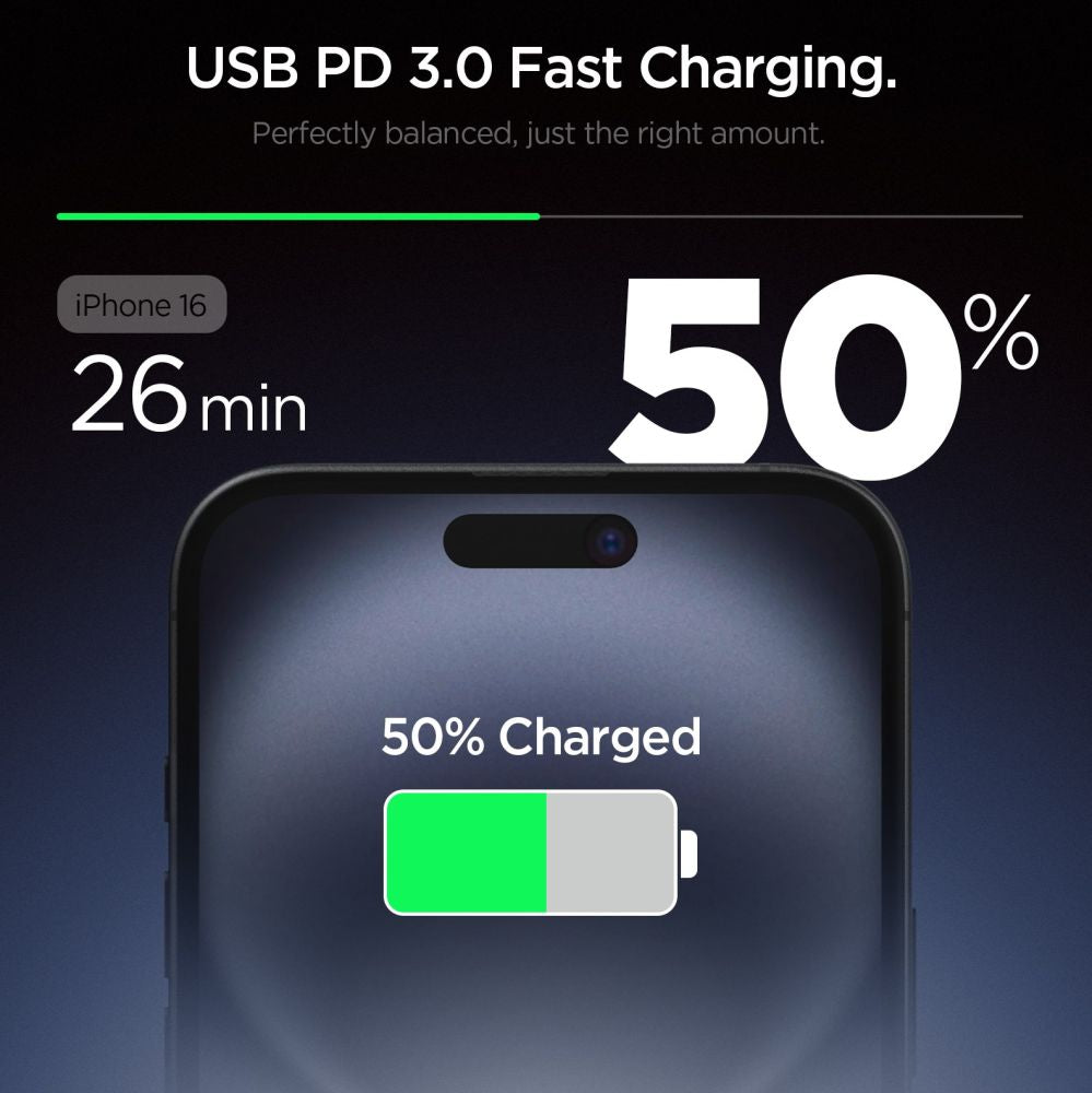SPIGEN ESSENTIAL EE201EU 1-PORT NETWORK CHARGER 20W BLACK SPIGEN ESSENTIAL EE201EU 1-PORT NETWORK CHARGER 20W BLACK