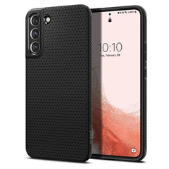 KRYT SPIGEN LIQUID AIR GALAXY S22 MATTE BLACK