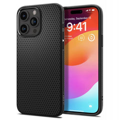 KRYT SPIGEN LIQUID AIR IPHONE 15 PRO MATTE BLACK