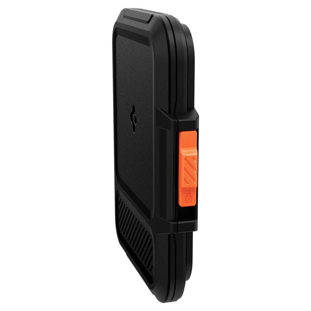 SPIGEN LOCK FIT MAGSAFE UNIVERSAL MAGNETIC CARD HOLDER BLACK SPIGEN LOCK FIT MAGSAFE UNIVERSAL MAGNETIC CARD HOLDER BLACK