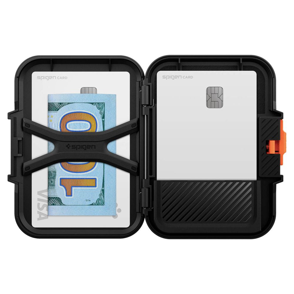SPIGEN LOCK FIT MAGSAFE UNIVERSAL MAGNETIC CARD HOLDER BLACK SPIGEN LOCK FIT MAGSAFE UNIVERSAL MAGNETIC CARD HOLDER BLACK