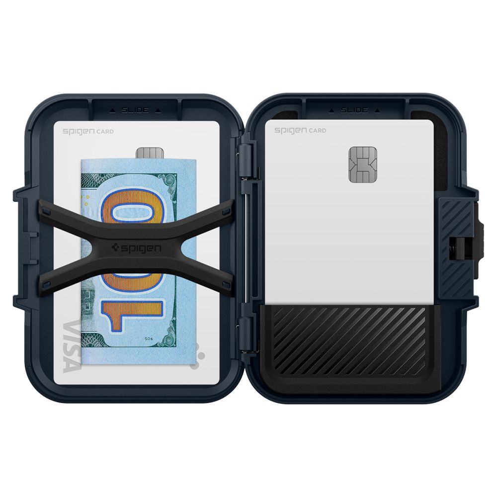 SPIGEN LOCK FIT MAGSAFE UNIVERSAL MAGNETIC CARD HOLDER METAL SLATE SPIGEN LOCK FIT MAGSAFE UNIVERSAL MAGNETIC CARD HOLDER METAL SLATE