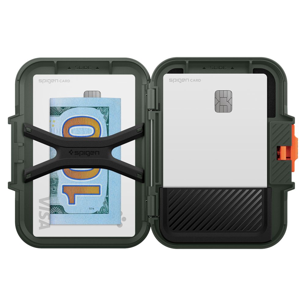 SPIGEN LOCK FIT MAGSAFE UNIVERSAL MAGNETIC CARD HOLDER MILITARY GREEN SPIGEN LOCK FIT MAGSAFE UNIVERSAL MAGNETIC CARD HOLDER MILITARY GREEN