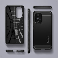 KRYT SPIGEN RUGGED ARMOR GALAXY A53 5G MATTE BLACK