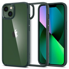 KRYT SPIGEN ULTRA HYBRID IPHONE 13 MIDNIGHT GREEN