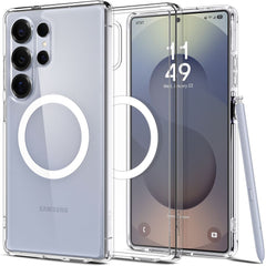 SPIGEN ULTRA HYBRID MAG MAGSAFE GALAXY S25 ULTRA JASNO/BIJELA