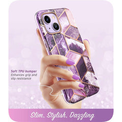 KRYT SUPCASE COSMO IPHONE 14 PLUS MARBLE PURPLE