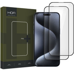 TVRDENÉ SKLO NA IPHONE 16 HOFI GLASS PRO+ 2-PACK BLACK