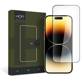TVRĐENO STAKLO HOFI GLASS PRO+ IPHONE 15 PRO MAX CRNA