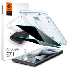 2X TVRDENÉ SKLO SPIGEN GLAS.TR ”EZ FIT” 2-PACK GALAXY S24 ULTRA PRIVACY