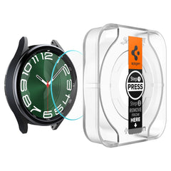 TVRDENÉ SKLO SPIGEN GLAS.TR ”EZ-FIT” 2-PACK GALAXY WATCH 6 CLASSIC (47 MM) CLEAR