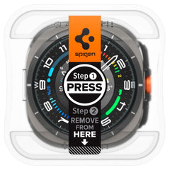 TVRDENÉ SKLO SPIGEN GLAS.TR ”EZ-FIT” 2-PACK GALAXY WATCH ULTRA (47 MM) CLEAR