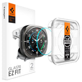 TVRDENÉ SKLO SPIGEN GLAS.TR ”EZ-FIT” 2-PACK GALAXY WATCH ULTRA (47 MM) CLEAR