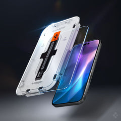 TVRDENÉ SKLO SPIGEN GLAS.TR ”EZ FIT” 2-PACK IPHONE 14 PRO MAX CLEAR