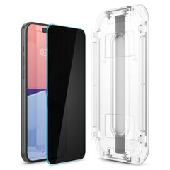 TVRDENÉ SKLO SPIGEN GLAS.TR ”EZ FIT” 2-PACK IPHONE 15 PLUS PRIVACY