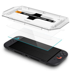 TVRĐENO STAKLO SPIGEN GLAS.TR "EZ FIT" 2-PACK NINTENDO SWITCH 2 PROZIRNO