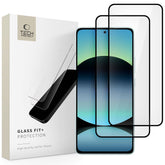TVRĐENO STAKLO TECH-PROTECT FIT+ 2-PACK XIAOMI REDMI NOTE 14 4G / 5G CRNA