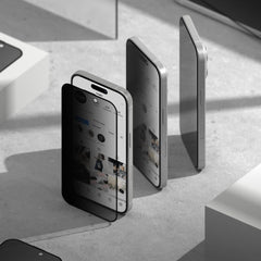 TVRDENÉ SKLO RINGKE EASY SLIDE 2-PACK IPHONE 15 / 16 PRIVACY