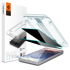 TVRDENÉ SKLO SPIGEN GLAS.TR ”EZ FIT” HD 2-PACK GALAXY S25 ULTRA PRIVACY